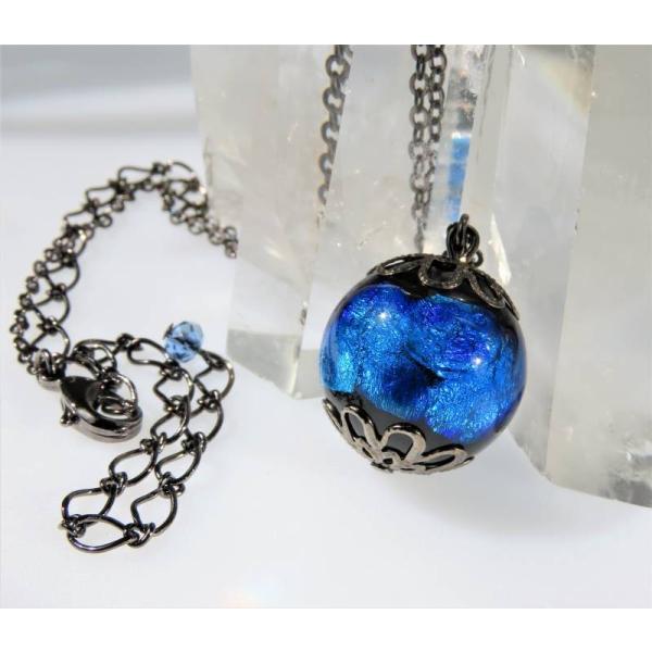 ほたる玉 ネックレス とんぼ玉 ペンダント 光る ホタルガラス 沖縄 お土産 琉球 工芸 ブルー Buyee Buyee 日本の通販商品 オークションの代理入札 代理購入