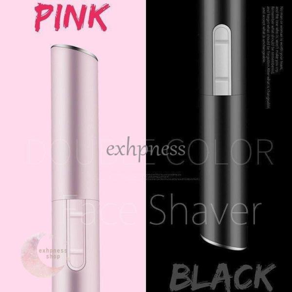 スッとなでるだけで理想のツルツルお肌で化粧ノリもばっちり！女性に大 電動フェイスシェーバー！いつでもどこでもお手軽 ボディの産毛もしっかり剃れる電動かみそり 美容 器具 ケア グッズ 産毛 フェイス スティックシェーバーこれ1本で顔や体の産...