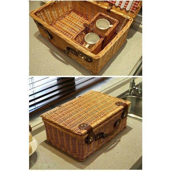 ピクニックバスケット 食器付き バスケットセット ピクニックバッグ
