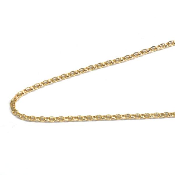 K18 18金 ゴールド エスカルゴチェーン 50cm 線幅1.7mm 新品未使用