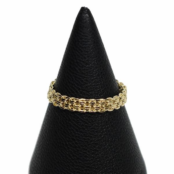 K18 18金 ゴールド チェーンリング 指輪 13号 新品未使用 本物