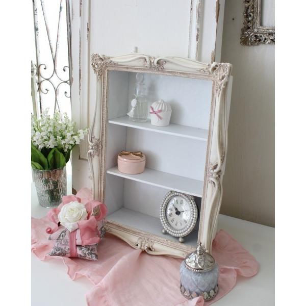額縁ウォールシェルフ 飾り棚 ホワイト231wh ディスプレイ 壁掛け ロココ調 姫系 可愛い アンティーク風 シャビーシック 韓国インテリア アンティーク 雑貨 An Ak 109 Style Rococo 通販 Yahoo ショッピング