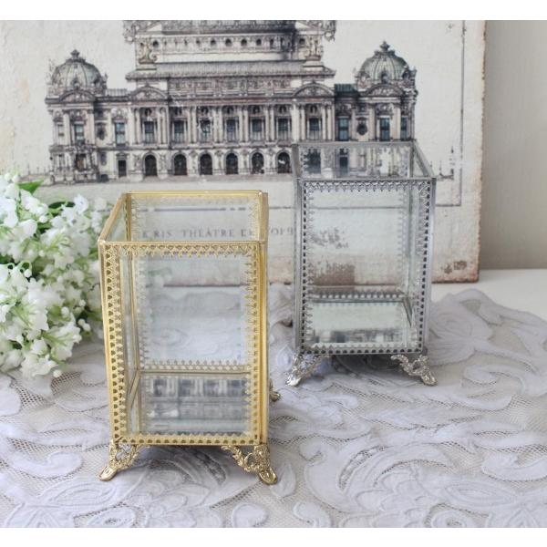 アンティーク 雑貨 猫足 ガラスケース 8025l ゴールド シルバー トレー ペン立て アクセサリー 小物入れ ガラス おしゃれ アンティーク風 雑貨 輸入雑貨 Anti Ak 81 Style Rococo 通販 Yahoo ショッピング