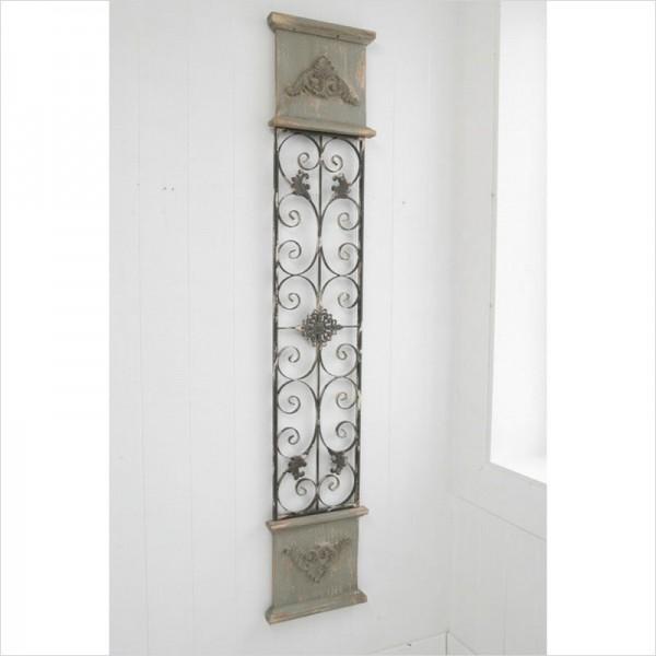 ウッド・アイアンスリムパネル ドア 装飾用 ウォールデコ オブジェ アンティーク ウッド・アイアンスリムパネル ドア 装飾用 ウォールデコ オブジェ