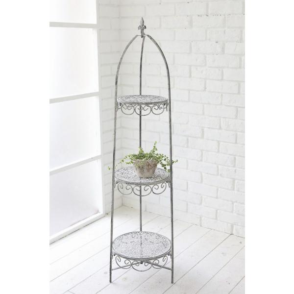 アイアン フラワースタンド 3段スタンド オリオル スリーティア 3段