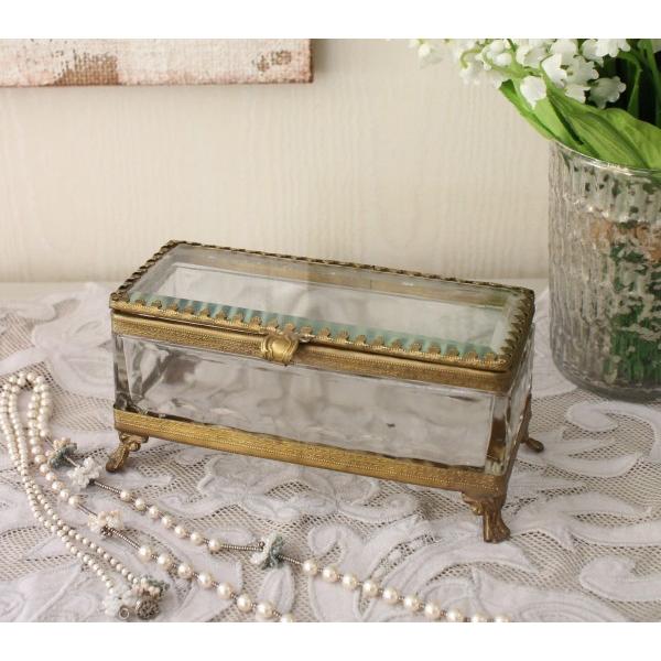 アンティーク 雑貨 猫足 ジュエリーケース レクト 043 ゴールド 小物入れ アクセサリーケース ガラス おしゃれ アンティーク風 雑貨 輸入雑貨 Antique Shabby Ei 239 Style Rococo 通販 Yahoo ショッピング