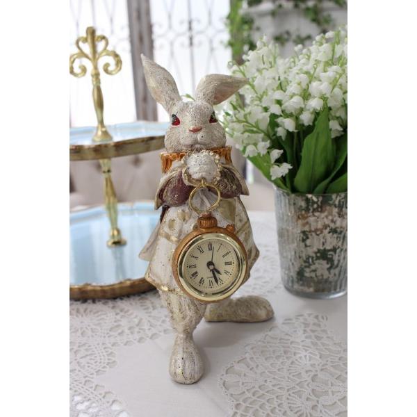 アリスクロック アリスラビット 置時計 アリスラビットクロック 置物 オブジェ 不思議の国のアリス ウサギ ディスプレイ シャビーシック フレンチカントリ Ha 369 Style Rococo 通販 Yahoo ショッピング