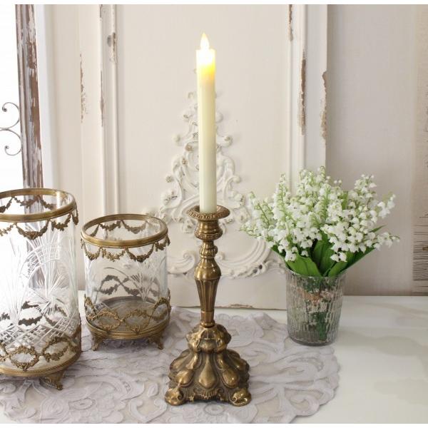 人気No.1】 アンティーク風キャンドルホルダー キャンドルスタンド 2個