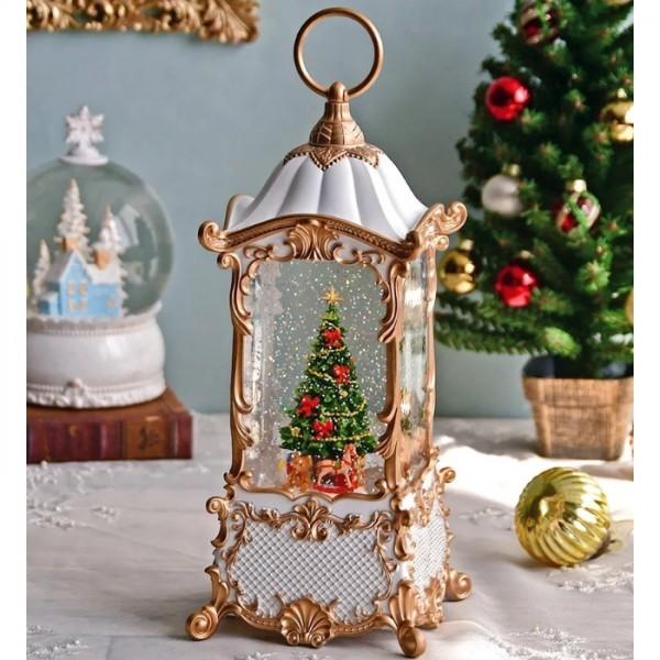 クリスマス バブルLEDライト サンタスレイ スノードーム 新品未使用