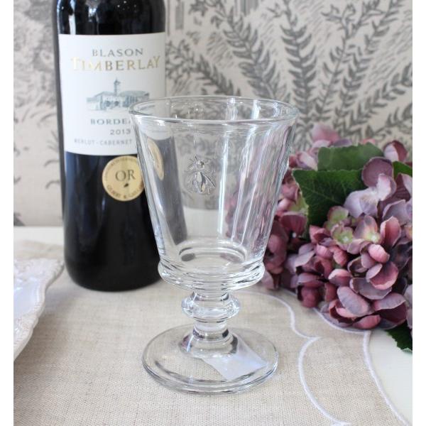 ワイングラス ガラス製 フランス 蜂 アベイユ ハチ ナポレオン