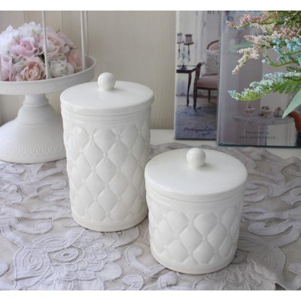 陶器 キャニスター 2個セット マチルドエム フランス 2サイズセット