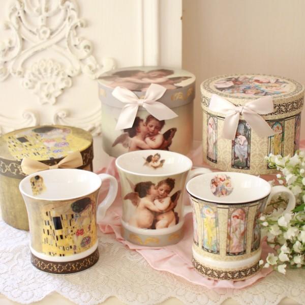 マグカップ ギフトボックス入り ニューボーンチャイナ 電子レンジ対応