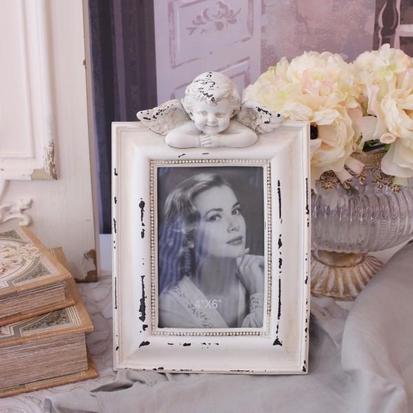 フォトフレーム 写真立て エンジェル 天使 アイボリー 15047