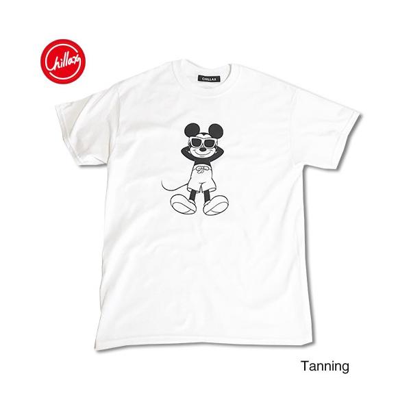 Chillax Disney Mickey ディズニー タンニング ミッキーマウス フロントプリント Tシャツ Buyee Buyee Japanese Proxy Service Buy From Japan Bot Online