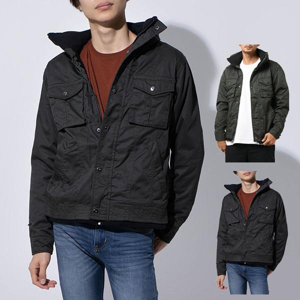 ジャンパー ジャケット ボリュームネック 裏ボア 暖かい 黒 秋 冬 無地 長袖 ブルゾン アウター ユニセックス メンズ Sb 0271 804 パーティードレス Style Block 通販 Yahoo ショッピング