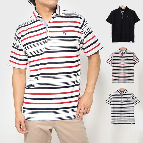 ポロシャツ カットソー 半袖 おしゃれ ゴルフ スポーツ ボーダー ワンポイント 刺繍 スキッパー ユニセックス トップス メンズ Sb 0403 253 メンズファッション Styleblockmen 通販 Yahoo ショッピング