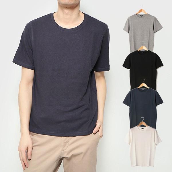 Tシャツ カットソー メンズ サーマル ワッフル おしゃれ 白 半袖 無地 丸首 クルーネック 綿100 コットン トップス Sb 0703 802 パーティードレス Style Block 通販 Yahoo ショッピング