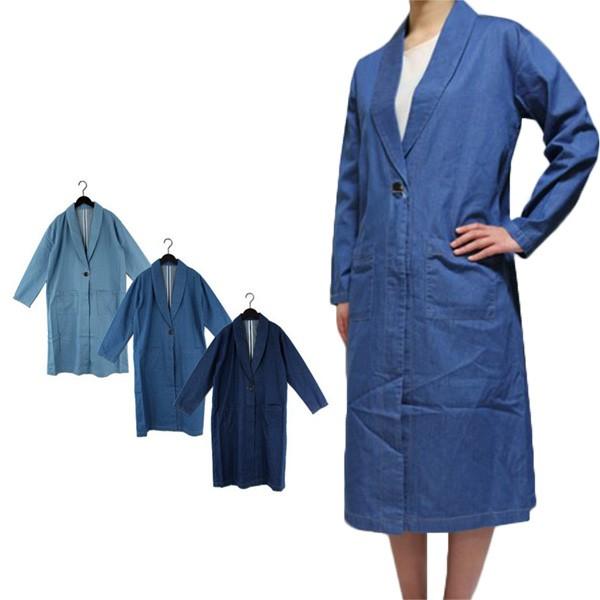 ライトアウター スプリングコート ロングチェスターコート ロング丈 ビッグシルエット オーバーサイズ コクーンコート デニムコート 基本 旬 人気 レディース Sb 240 メンズファッション Styleblockmen 通販 Yahoo ショッピング