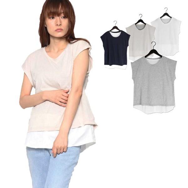 カットソー Tシャツ ノースリーブ 半袖 レディース Sb メンズファッション Styleblockmen 通販 Yahoo ショッピング