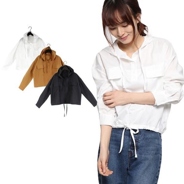 シャツ ブラウス フードシャツ 長袖 パーカー ソフトブロード カジュアルシャツ トップス レディース Sb 268 Styleblock スタイルブロック 通販 Yahoo ショッピング