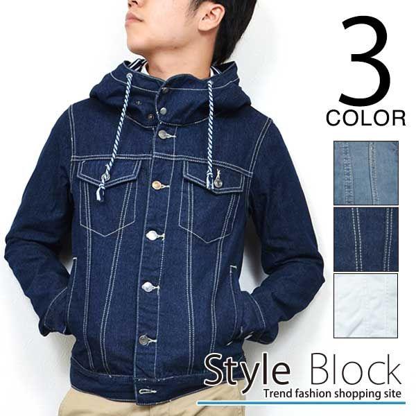 デニムジャケット ジージャン メンズ アウター カジュアルジャケット セール 2818s Sb メンズファッション Styleblockmen 通販 Yahoo ショッピング