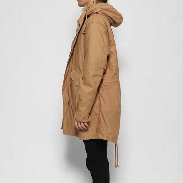 はこぽす対応商品 無地 ファー付き 裏ボア ミリタリーコート モッズコート コート ベーシック メンズ アウター 中綿入り モッズ ミリタリージャケット カラー ベージュ Www Mouthdocs Com