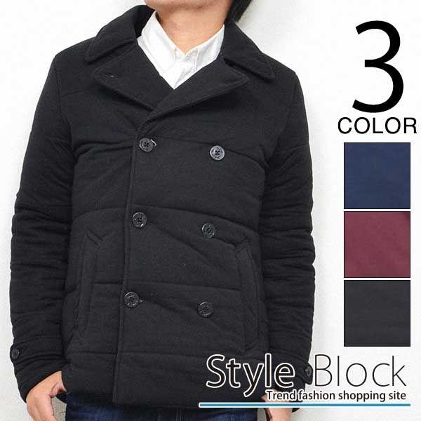 Pコート ピーコート 中綿ジャケット ショート アウター アウター ジャケット メンズ Sb メンズファッション Styleblockmen 通販 Yahoo ショッピング