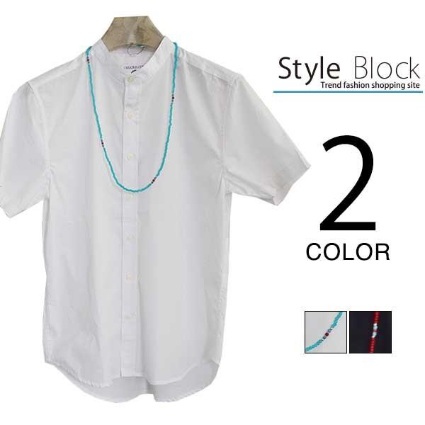 カジュアルシャツ 半袖シャツ シャツ ビッグシルエット 白シャツ
