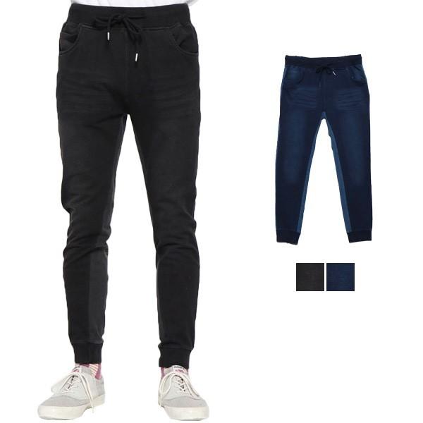 ジョガーパンツ デニム カットデニム テーパードパンツ イージーパンツ ロングパンツ フルレングス 配色 パンツ ボトムス メンズ セール 2818s Sb メンズファッション Styleblockmen 通販 Yahoo ショッピング