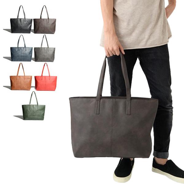 トートバッグ ビッグトート 大容量 Puレザー 合成皮革 ビジネス 旅行バッグ 鞄 バッグ 小物 メンズ Sb Bag 029 メンズファッション Styleblockmen 通販 Yahoo ショッピング