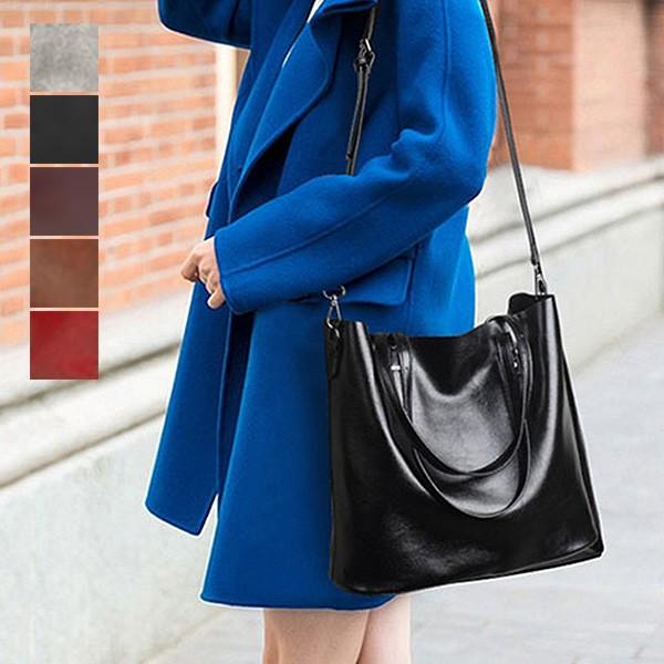 トートバッグ ショルダーバッグ 2way Puレザー 合皮 大きめ 大容量 ファスナー付き 小物 鞄 レディース Sb Bag058 Styleblock スタイルブロック 通販 Yahoo ショッピング
