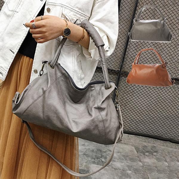 ショルダーバッグ ハンドバッグ 2way 革 Puレザー 無地 斜めがけ バッグ 鞄 レディース Sb Bag1 メンズファッション Styleblockmen 通販 Yahoo ショッピング