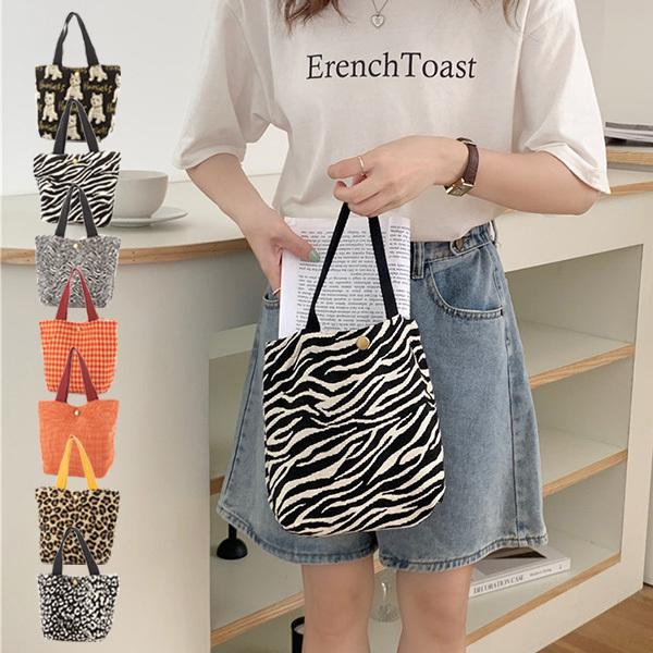 トートバッグ ハンドバッグ 総柄 アニマル柄 チェック ミニ 小さめ 夏 バッグ 鞄 レディース Sb Bag491 メンズファッション Styleblockmen 通販 Yahoo ショッピング