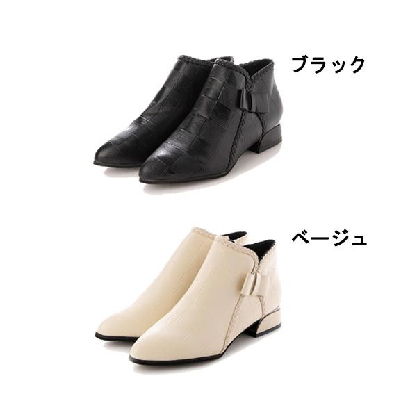 STYLEBLOCK（スタイルブロック） ショートブーツ ブーティー リボン