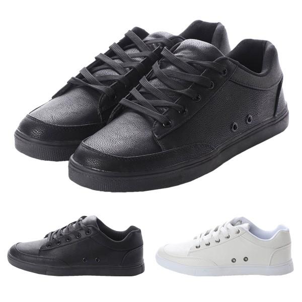 スニーカー レースアップスニーカー カジュアルシューズ モノトーン 白 黒 シューズ 靴 小物 メンズ Sb Br7603 メンズファッション Styleblockmen 通販 Yahoo ショッピング