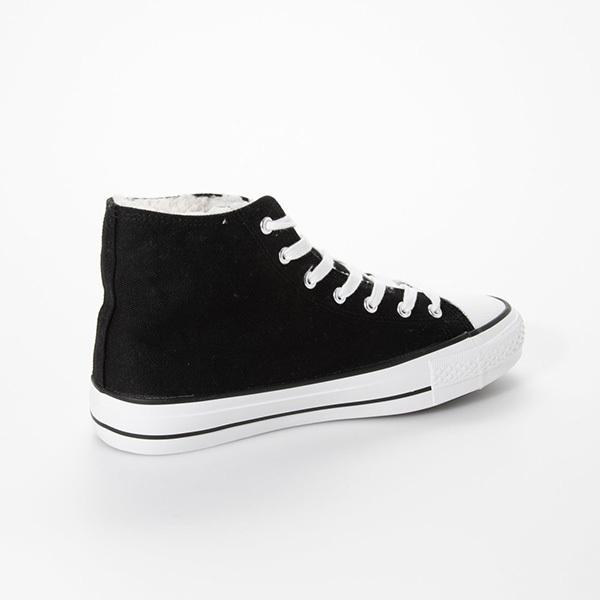 STYLEBLOCK スニーカー ハイカット 無地 黒 白 レースアップ STYLEBLOCK スニーカー ハイカット 無地 黒 白 レースアップ