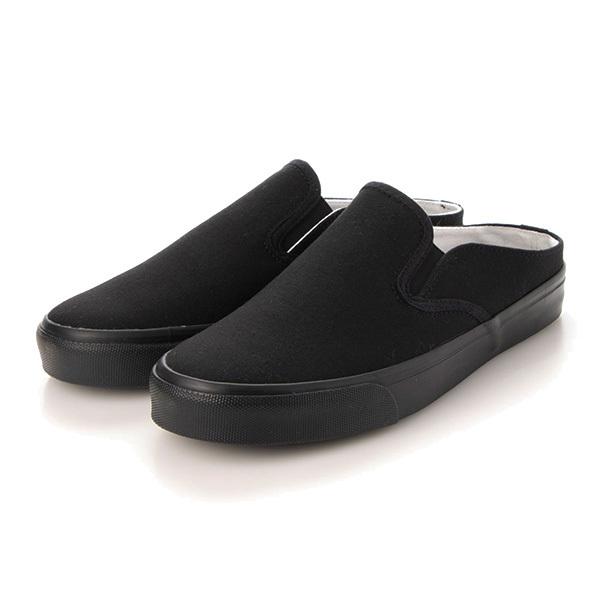 STYLEBLOCK スニーカー スリッポン 黒 白 無地 かかと無し STYLEBLOCK スニーカー スリッポン 黒 白 無地 かかと無し