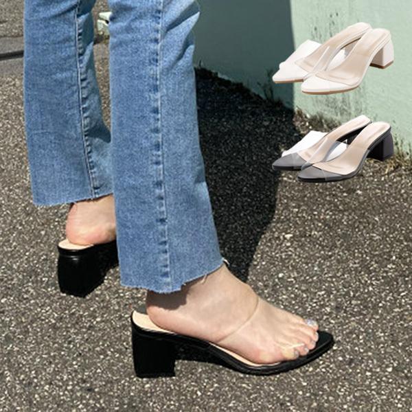 クリアサンダル ヒール 太ヒール ポインテッドトゥ Pvc 歩きやすい 春 夏 黒 韓国 サンダル シューズ 靴 レディース Sb Gdyz06 メンズファッション Styleblockmen 通販 Yahoo ショッピング
