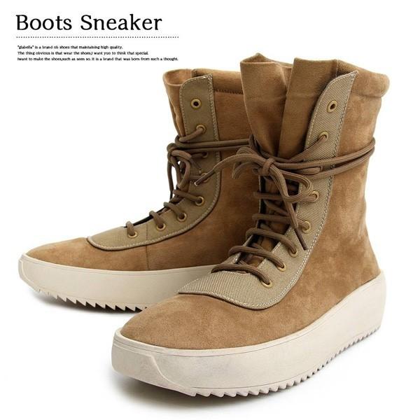 ブーツ ミリタリーブーツ スニーカーブーツ レースアップ ショートブーツ 靴 シューズ メンズ Sb Glbb 128 メンズファッション Styleblockmen 通販 Yahoo ショッピング
