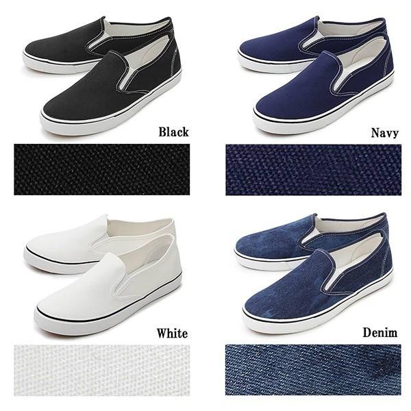 スリッポン スニーカー ローテクスニーカー デニム キャンバス シンプル 靴 シューズ メンズ Sb Glbt 043 パーティードレス Style Block 通販 Yahoo ショッピング