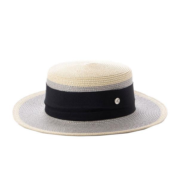 STYLEBLOCK 麦わら帽子 カンカン帽 ストローハット 夏 リボン