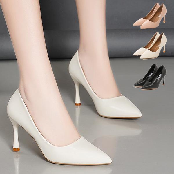パンプス ハイヒール ピンヒール ポインテッドトゥ 結婚式 黒 オフィス 無地 シューズ 靴 レディース Sb Pumps093 メンズファッション Styleblockmen 通販 Yahoo ショッピング