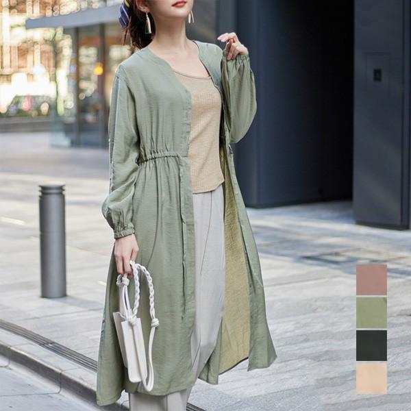 無地 ワンピース 春夏 ワンピース レディース きれいめ 代 春 黒 シアー ガウン 長袖 ロング Sb R メンズファッション Styleblockmen 通販 Yahoo ショッピング