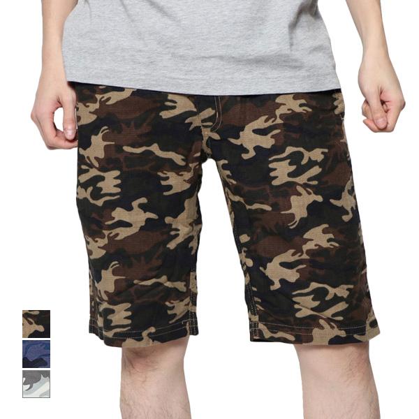 ハーフパンツ ショーツ ショートパンツ ショート丈 カモフラ柄 迷彩 総柄 綿100 ボトムス メンズ Sb S126 メンズファッション Styleblockmen 通販 Yahoo ショッピング