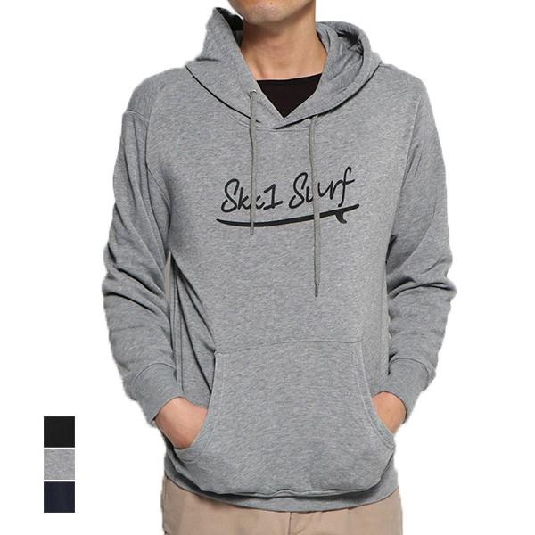 パーカー プルパーカー 裏起毛 長袖 フード ロゴ サーフ プリント プルオーバー トップス メンズ Sb S234 メンズファッション Styleblockmen 通販 Yahoo ショッピング