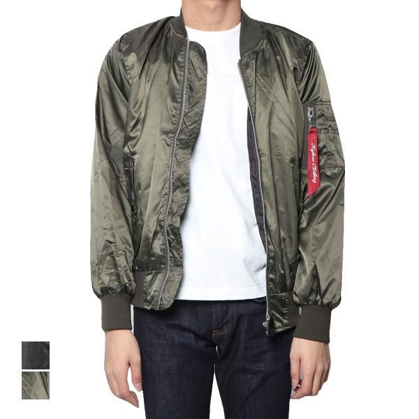 ブルゾン ジャンパー Ma 1 Ma1 裏タフタ ミリタリージャケット ライトアウター フライトジャケット アウター メンズ Sb S メンズファッション Styleblockmen 通販 Yahoo ショッピング