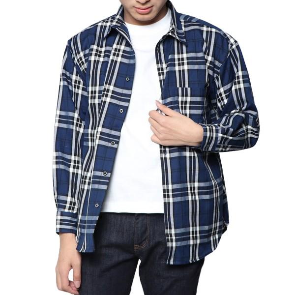 総柄シャツ シャツ チェック柄シャツ 長袖 カジュアルシャツ ビッグシルエット 大きめ オーバーサイズ トップス メンズ Sb S メンズファッション Styleblockmen 通販 Yahoo ショッピング