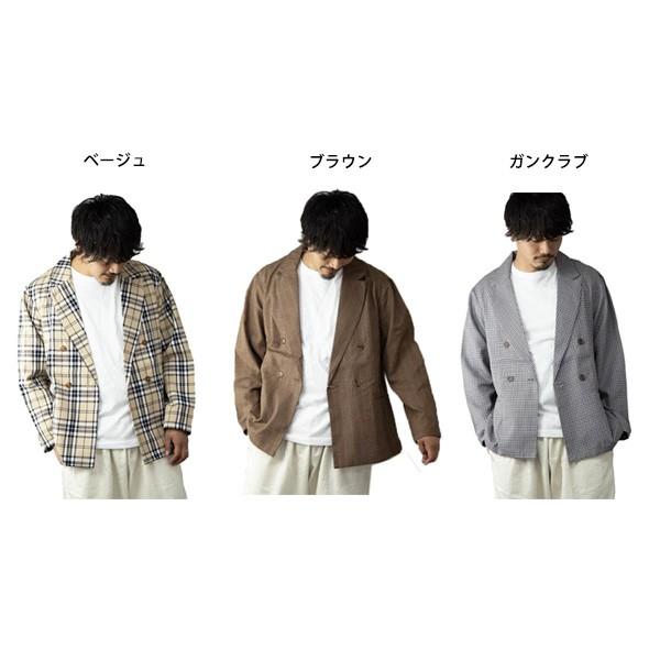 ジャケット テーラードジャケット メンズ 春 コーデ ビジネス チェック柄 ダブルブレスト おしゃれ タータンチェック グレンチェック アウター Sb S メンズファッション Styleblockmen 通販 Yahoo ショッピング