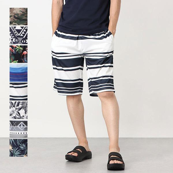 ハーフパンツ ショートパンツ 膝丈 イージー 夏 吸汗 速乾 総柄 ボーダー ボタニカル カモフラージュ 迷彩 パンツ ボトムス メンズ セール 2818s Sb Sa167 Styleblock スタイルブロック 通販 Yahoo ショッピング