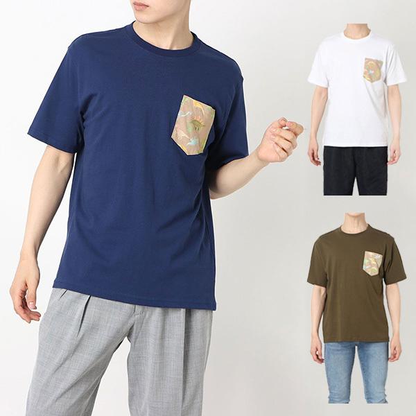 Tシャツ カットソー 胸ポケット プリント 恐竜 コットン 綿100 丸首 クルーネック 半袖 夏 おしゃれ ユニセックス トップス メンズ Sb Sa メンズファッション Styleblockmen 通販 Yahoo ショッピング